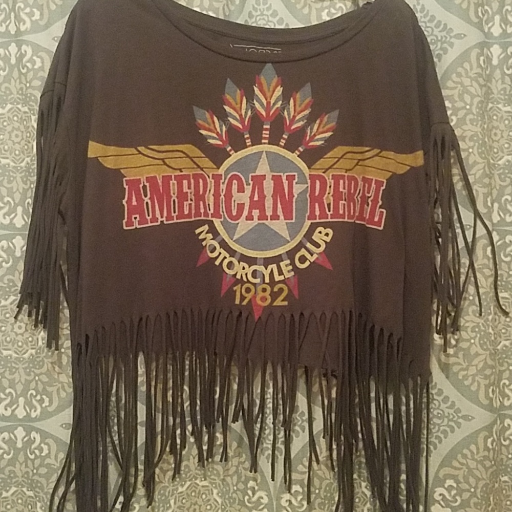 Fringed crop top